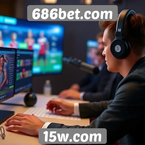 Interatividade nas transmissões ao vivo do 686bet.com