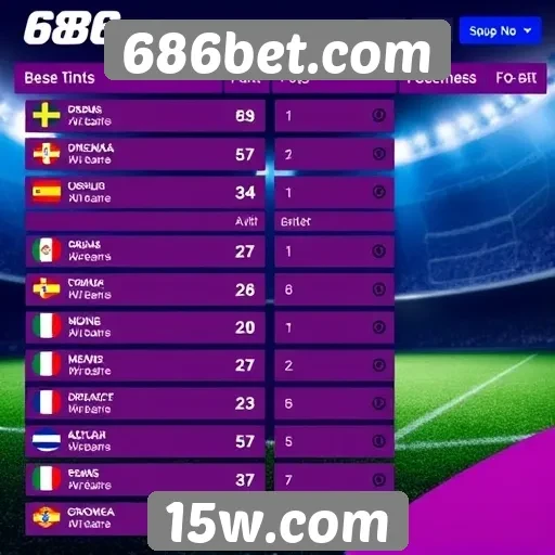 Eventos esportivos cobertos pelo site 686bet