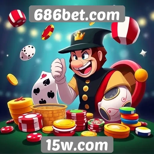Variedade de jogos disponíveis na 686bet
